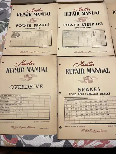 Old Ford repair manuals, View more