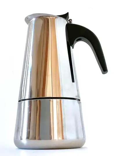 Vintage. Collection. Cafetière italienne en inox, View more