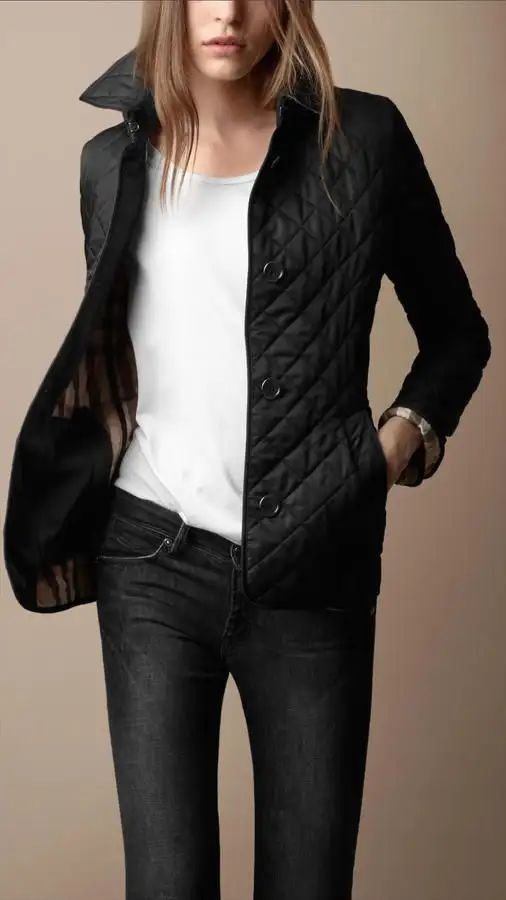 Burberry Brit quilted jacket Size 6 in Women's - Tops & Outerwear in Ottawa - Image 3