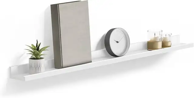 SONGMICS Wall Shelf Living Room Decoration Glossy Finish 10 x 11 in Home Décor & Accents in Markham / York Region - Image 4