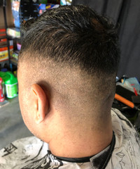 Free high fade hair cut only for men