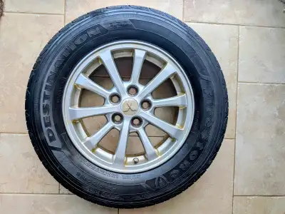 Specifications: Tire Size: P215/70R16 Brand: Firestone Destination LE2 Bolt Pattern: 5x114.3 (Fits m...