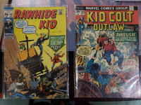 Western Comics Rawhide Kid, Kid Colt Outlaw and Blaze of Glory