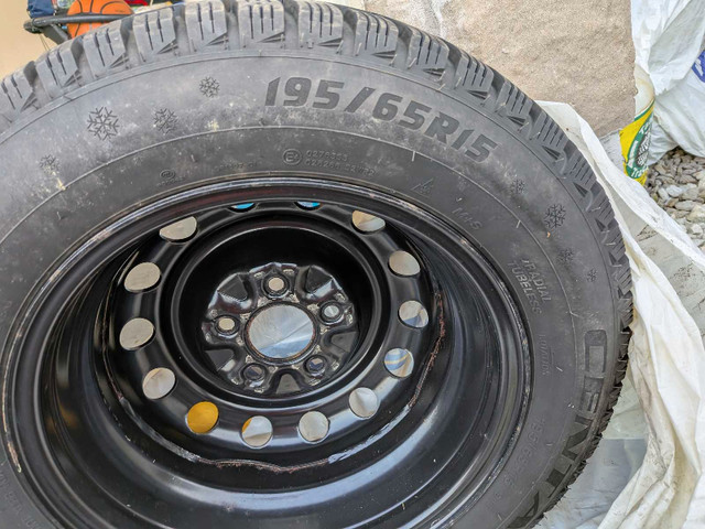 15" winter tires on rims in Other in Barrie - Image 4