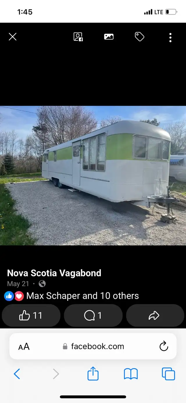 1957 rully restored vagabond trailer in Park Models in Bedford - Image 2