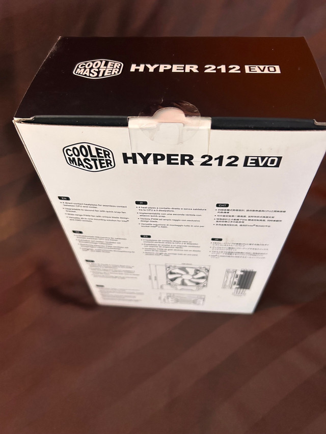 CPU fan - Hyper 212 evo  - new sealed box in Desktop Computers in Peterborough - Image 2