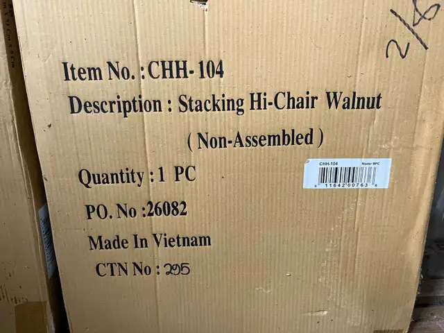 WOODEN CHILD HIGH-CHAIR (new) in Feeding & High Chairs in Kitchener / Waterloo - Image 4