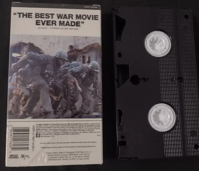 VHS WAR MOVIES in CDs, DVDs & Blu-ray in Kitchener / Waterloo - Image 3