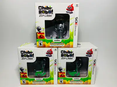 1X NINTENDO 3DS-CHIBI ROBO ZIP LASH+AMIBO FIGURE (C005), View more