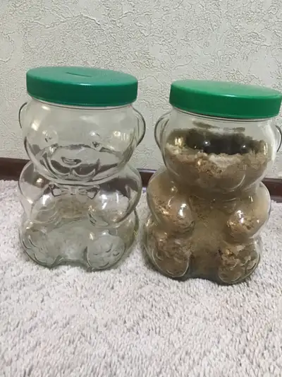 Vintage Kraft Teddy Bear Jar, View more