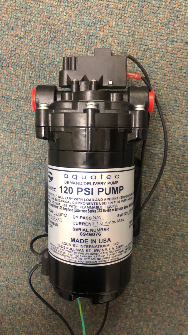 Aquatec 120 PSI Pump Replacement for Mytee Lite 8070 /Mytee HP60 in Other in Oshawa / Durham Region