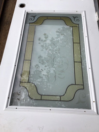 4 - 24" x 38" Glass Inserts for  Entry Door-$150-$200
