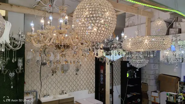 Christmas warehouse sale,8+4 lights tulips chandelier brand new in Indoor Lighting & Fans in City of Toronto - Image 6