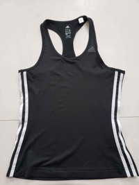 Adidas women's black climalite racerback tank top size xs