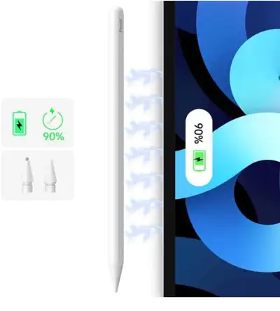 Magnetic Charging Stylus Pen for iPad 2018-2023, Similar to Appl, View more