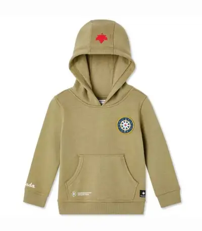 New Canadiana Olive Green Geographic Pull-over Sweater: 3T-5T, View more
