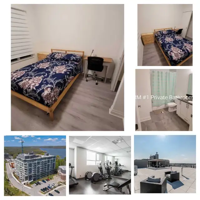 Classic Master Bedroom for Rent in a Condo in Room Rentals & Roommates in Barrie - Image 2