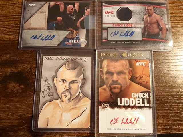 UFC Chuck Liddell Topps Cards in Arts & Collectibles in Peterborough