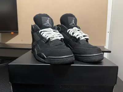 Black Cats Jordan 4, View more