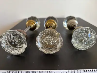 Vintage Crystal Door Handles, View more