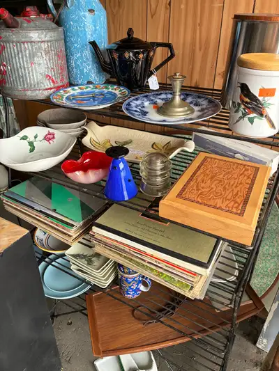 MCM VINTAGE RETRO GARAGE CONTENTS, View more