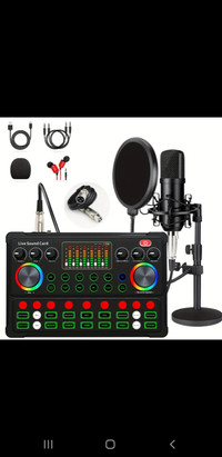Brand New Digital Podcast Station In Box with 48V Condenser Mic