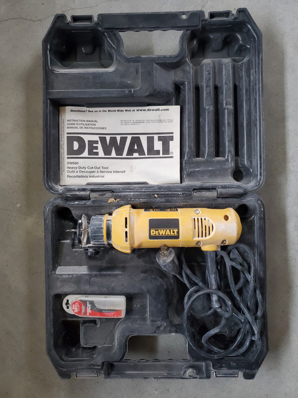 DEWALT DW660 - outil à découper cloison sèche (gyproc) dans Outils électriques  à Sherbrooke - Image 3