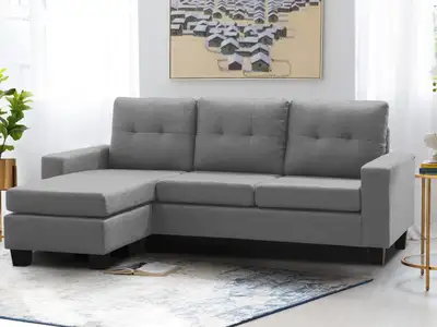 24-Hour New Sectional Sofa Flash Sale 3-Seater Going Fast Couch, View more