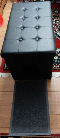 MEEXPAWS Cat Litter Box , Cat Washroom Bench Storage Cabinet