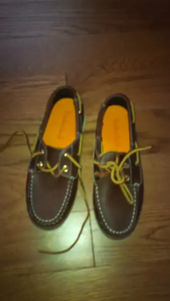 Brand new genuine leather Timberland shoes for kids, View more