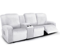 New Recliner Sofa Covers Velvet Reclining Couch Covers with Midd