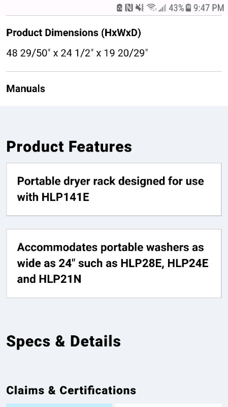 Portable washer and dryer stacking kit /NEW in Washers & Dryers in Markham / York Region - Image 4