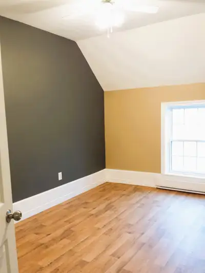 PLEASE READ FULL AD. 2-bedroom apartment upstairs in quiet building. Kitchen (+ dining area), large...