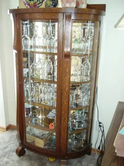 BEAUTIFUL ANTIQUE CHINA CABINET, View more