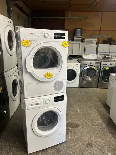 TAS Appliances Inc. Bosch 24” Washer/Dryer Set for Sale., View more
