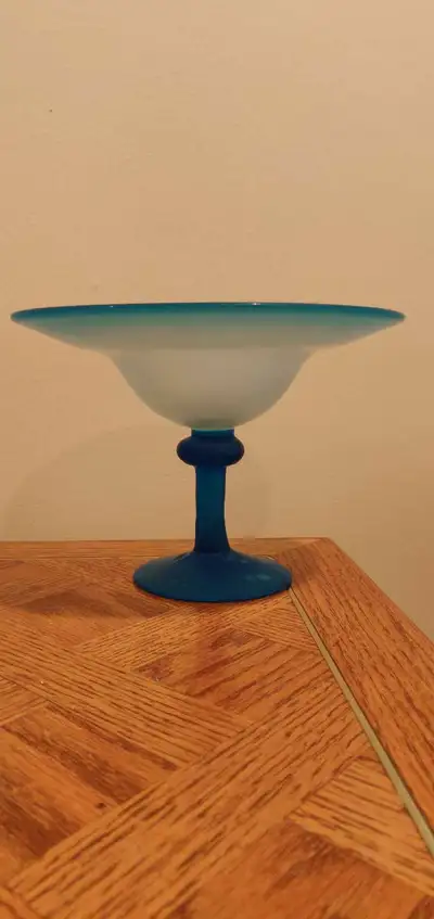 Mid-Century Murano Style Decorative Hand-Blown Frosted Glass, View more