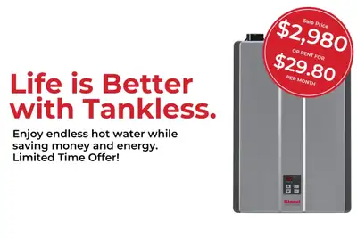 Next-Level Hot Water – Tankless Systems Installed, View more