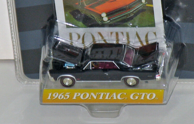 American Muscle '65 Pontiac GTO 1:64 Scale Diecast in Black in Hobbies & Crafts in Mississauga / Peel Region - Image 3