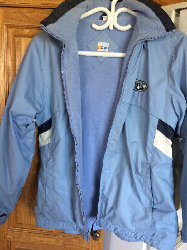 Wind/waterproof fleece lined jacket-youth size 14 in Kids & Youth in Thunder Bay