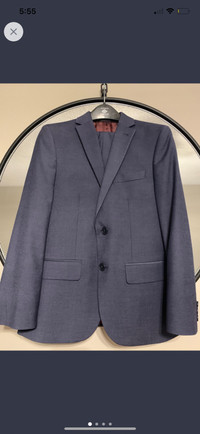Boys Navy Suit Jacket and Pants $100