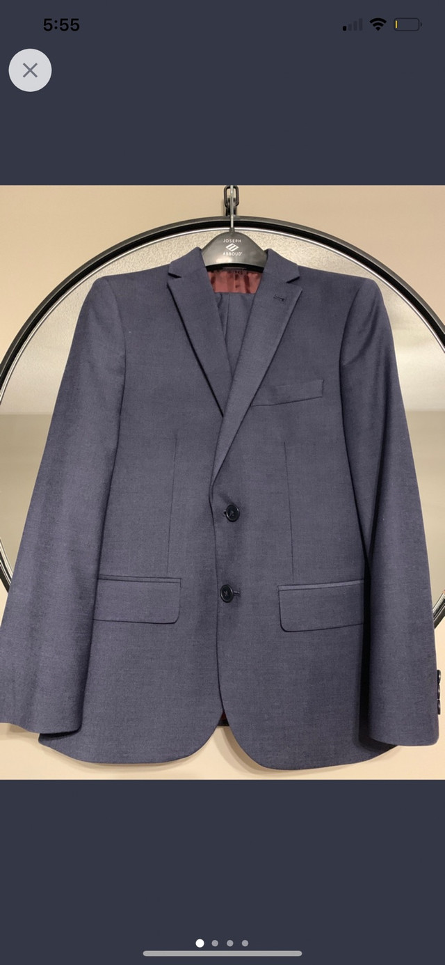 Boys Navy Suit Jacket and Pants $100 in Kids & Youth in Barrie