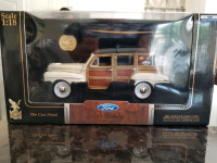 1:18 Diecast Road Signature 1948 Ford Woody Wagon Wood White