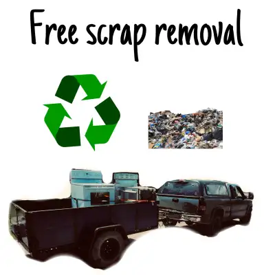 Free scrap removal 