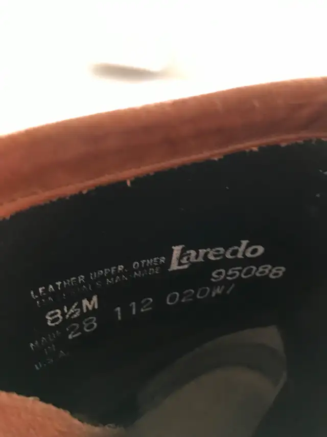 Women’s Laredo Lace-Up Ropers, tan in colour - Size 8 1/2 Used G62864365269251121