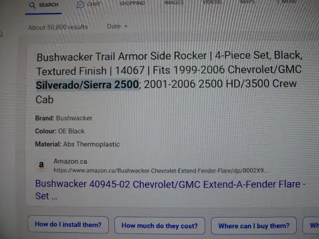 Bushwhacker Fender Flares in Other Parts & Accessories in Owen Sound - Image 5