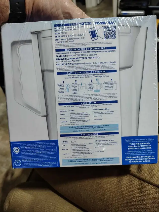 BRITA with 5 Filters Brand New never been opened in Kitchen & Dining Wares in North Bay - Image 3