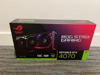 Asus ROG strix GeForce RTX 4070 OC edition