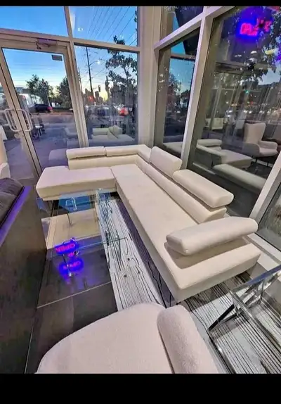 Modern White Sectional Sofa, View more