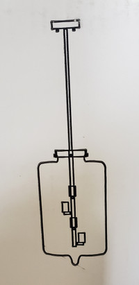NEW Large Modern Glass Chandelier / Light Fixture (2 available)