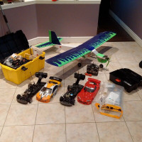 R/C cars and airplane